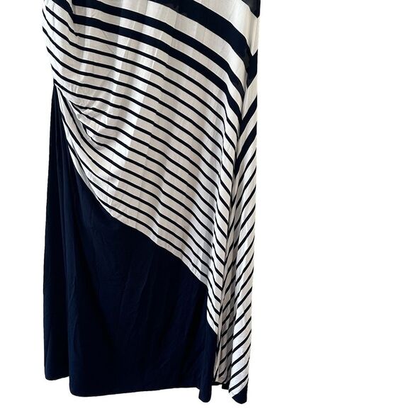 NWT Soft Surroundings‎ Blue White Striped Vela Infinity Maxi Dress Stretch Sz 2X - Picture 4 of 15